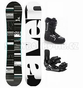 Dámský snowboardový komplet Raven Supreme black/mint 