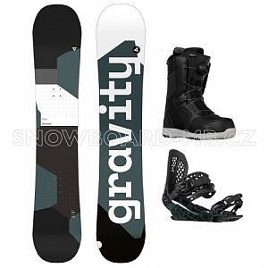 Pánský snowboardový set Gravity Adventure (boty s kolečkem Atop)