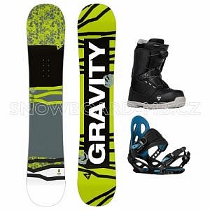 Dětský snowboardový komplet Gravity Flash (boty s kolečkem)