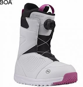Dámské snowboardové bílé boty s kolečkem Nidecker Cascade W white/pink