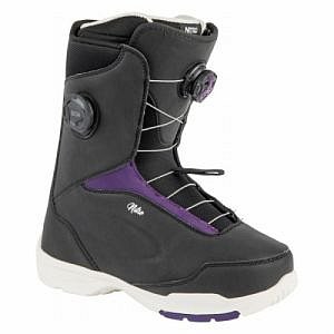 Dámské boty na snowboard Nitro Scala BOA black purple 
