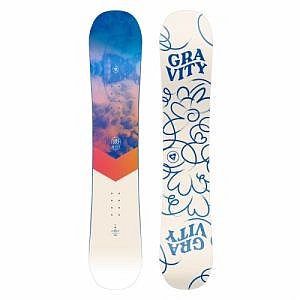 Dámský snowboard Gravity Mist, dámské snowboardy bílo-modro-oranžové