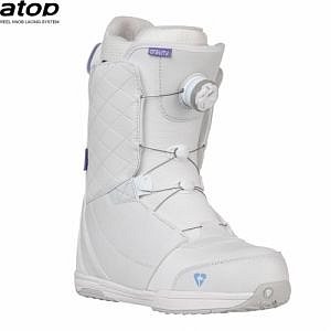Dámské boty na snowboard Gravity Aura Atop white/lavender 