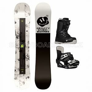 Dětský snowboardový komplet Gravity Flash s botami s kolečkem a vázáním
