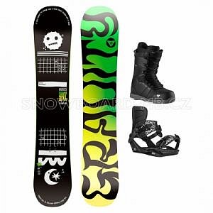 Snowboard komplet junior Gravity Empatic Jr, akční dětské snowboardové sety