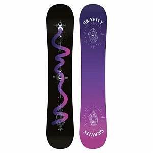 Snowboard komplety dámské, Gravity Sirene Black s botami s kolečkem