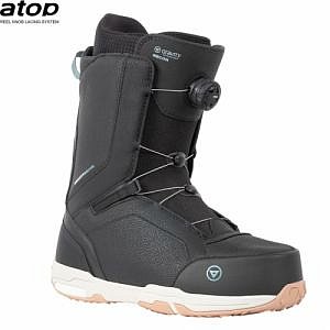 Pánský snowboardový komplet Gravity Madball s botami s utahováním atop kolečkem