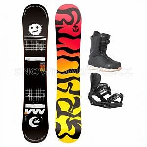 Snowboardové pánské komplety na freestyle i sjezdovku Gravity Empatic s botami s utahovacím kolečkem
