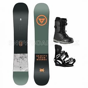 Pánský allmountain snowboard komplet Gravity Cosa s botami se 2 kolečky