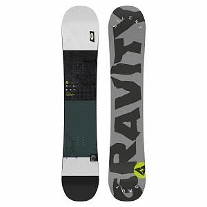 Snowboard komplety Gravity Silent s vázáním a botami s kolečkem atop
