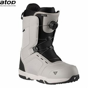 Snowboard komplety Gravity Silent s vázáním a botami s kolečkem atop