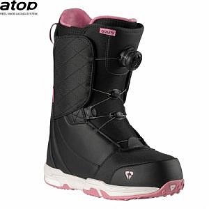 Dámský snowboard set Gravity Sublime s vázáním a botami s utahováním kolečkem