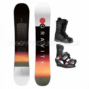Pánský snowboard komplet na freestyle i allmountain Gravity Bandit 