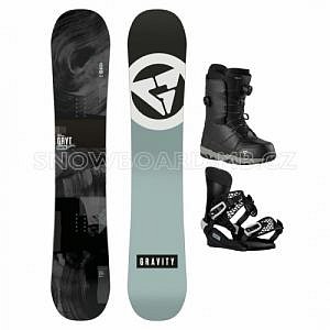 Snowboardový komplet Gravity Contra s botami se 2 kolečky
