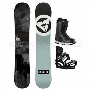 Snowboard komplet Gravity Contra s vázáním a boty s kolečkem Atop
