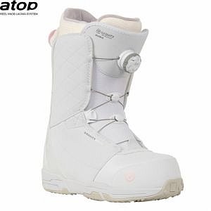 Dámské boty na snowboard Gravity Aura Atop white 2026