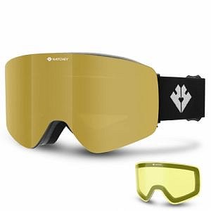 Brýle Hatchey Fenix Plus black / full revo k gold