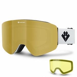 Brýle Hatchey Fenix Plus white / full revo k gold