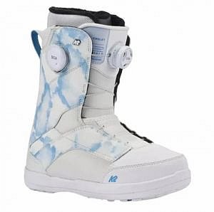 Dámské snowboardové boty K2 Kinsley white, boty na snb se dvěmi kolečky bílo-modré