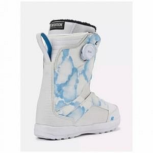 Dámské snowboardové boty K2 Kinsley white, boty na snb se dvěmi kolečky bílo-modré