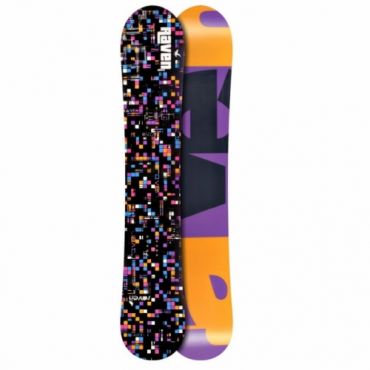 Dámský rocker snowboard Raven Grid black barevný s kostičkami